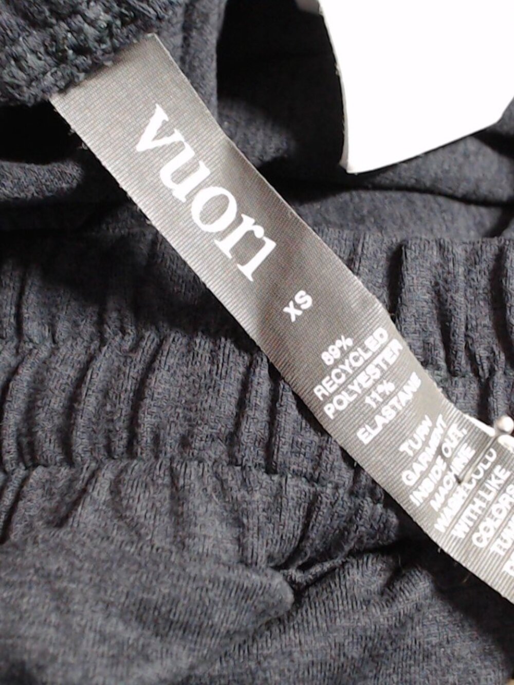 Vuori Performance Jogger XS-Long Black Heather - Picture 5 of 5